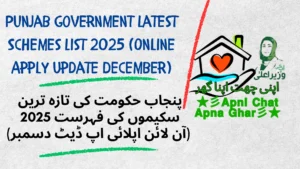 Punjab Government Latest Schemes List 202
